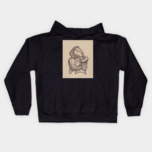 Man and woman hugging each other Kids Hoodie